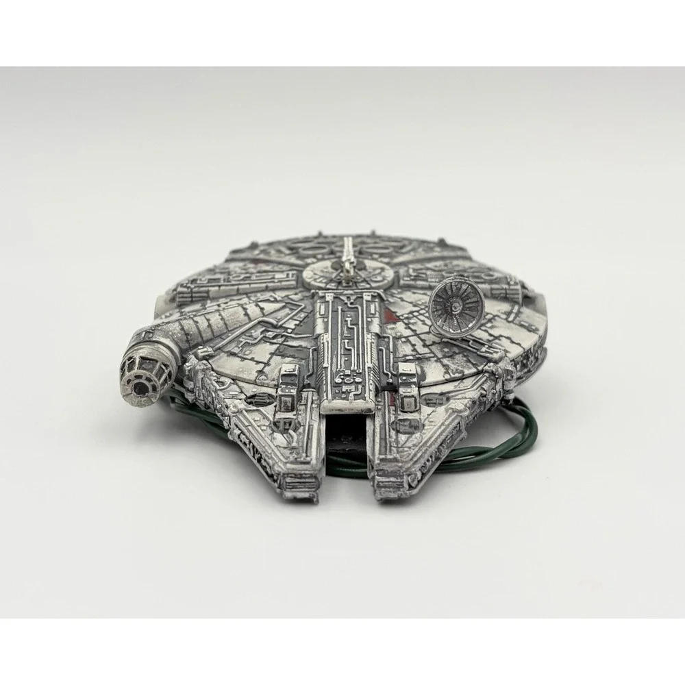 1996 Hallmark Keepsake Ornament Star Wars Millennium Falcon Magic Light Vintage